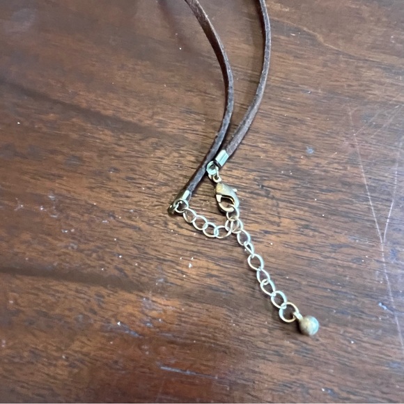 Lot of 5 Necklaces Faux Turquoise Leather Iris Apfel Style - Picture 6 of 11